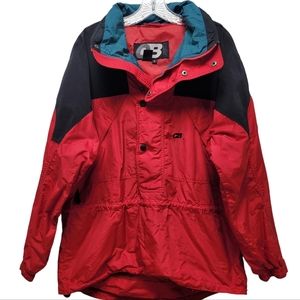 CB SPORTS | Red Pullover Ski Jacket, Sz. S